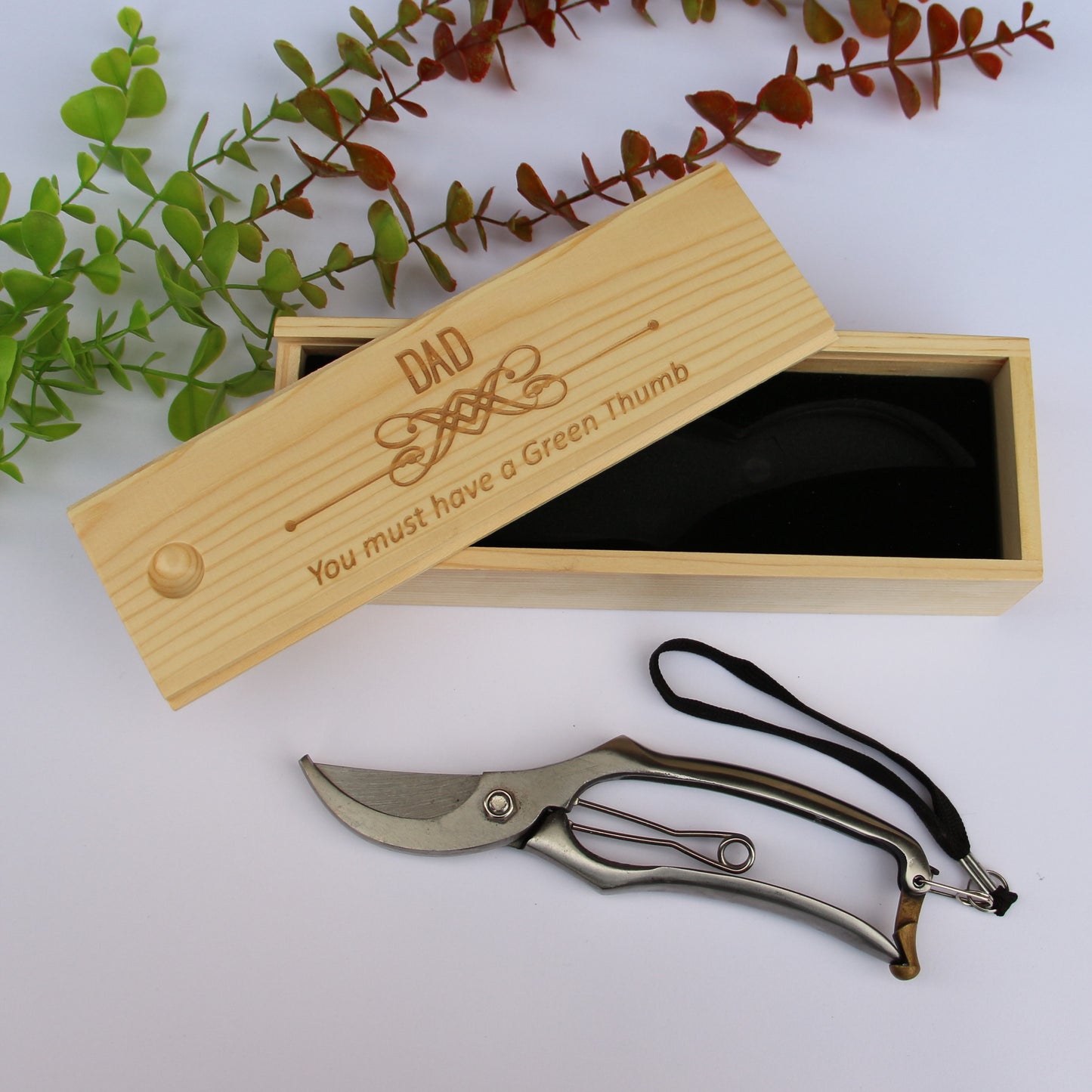 Personalised Gardening Secateurs giftset