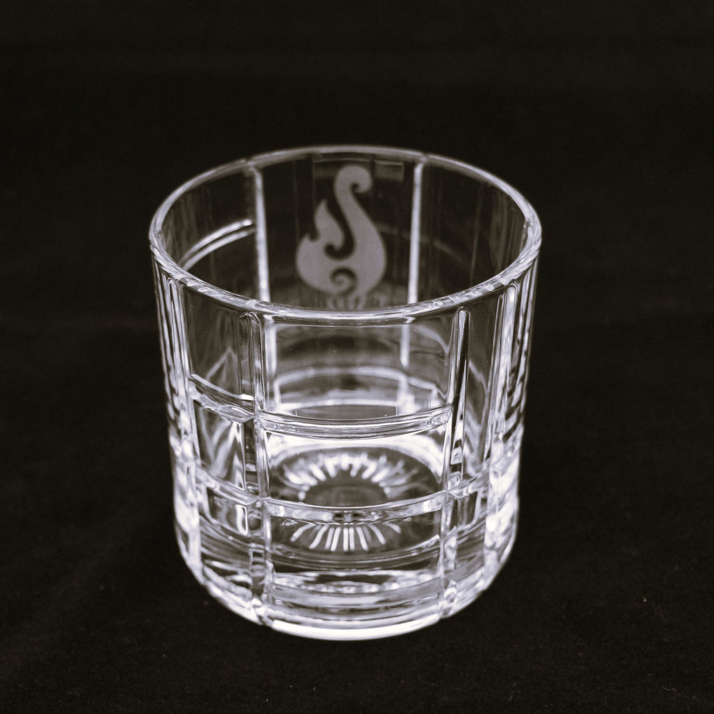 Etched Luxury Whisky Glass