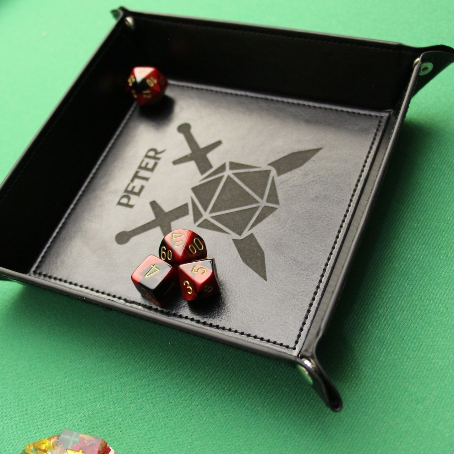 Engraved Dice tray