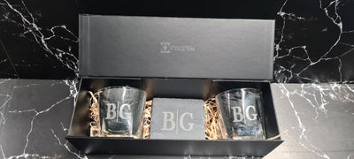 Personalised Rocks Glass Giftsets